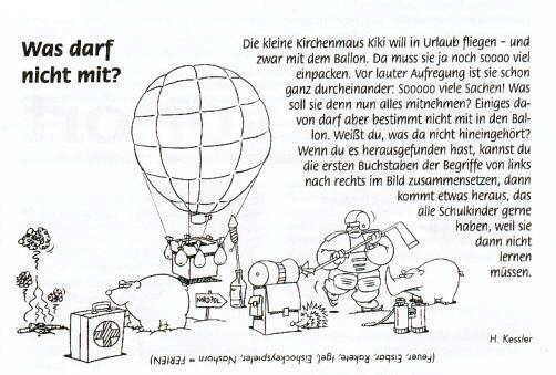 Was darf nicht mit?
