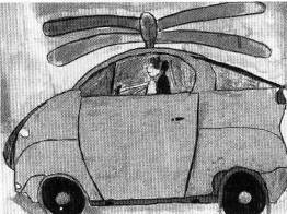 Hubschrauber-Auto